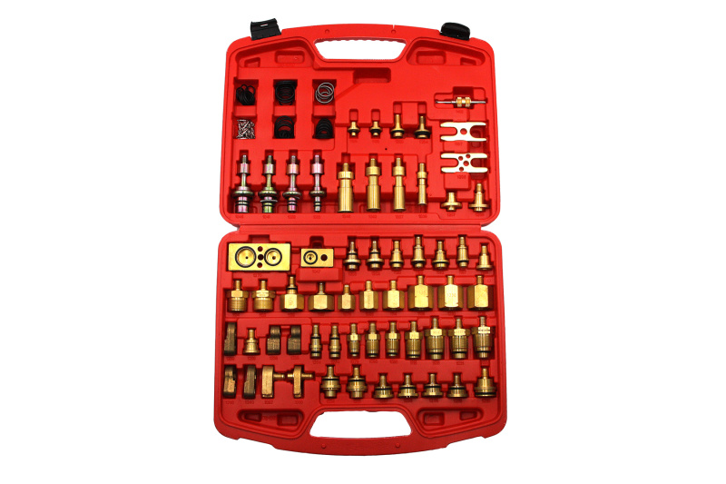 Комплект адптеров для тестирования системы кондиционирования европейских и американских автомобилей 