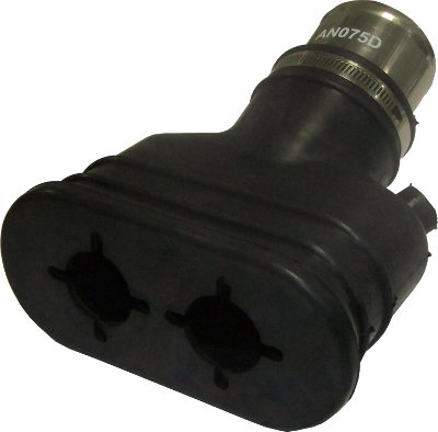 Насадка резиновая овальная на шланг d=75 мм Nordberg AN075D