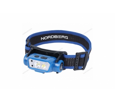 Фонарь светодиодный налобный, аккумуляторный, 3,7 В c датчиком движения NORDBERG 1953