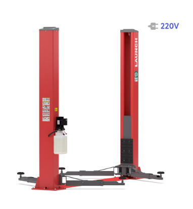 Подъемник двухстоечный г/п 4 т электрогидравлический с нижней синхронизацией LAUNCH TLT-240SB красный 220В