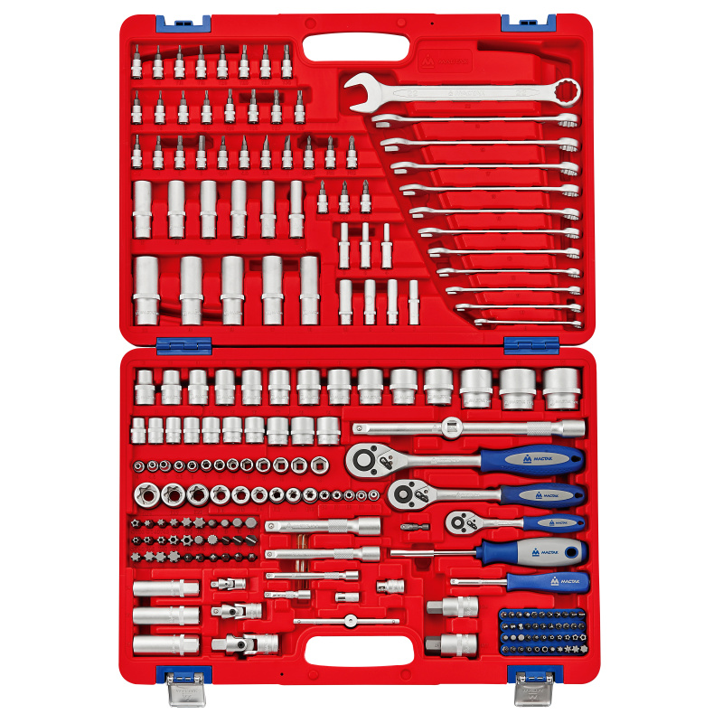 МАСТАК Набор инструментов универсальный, 216 предметов 01-216C