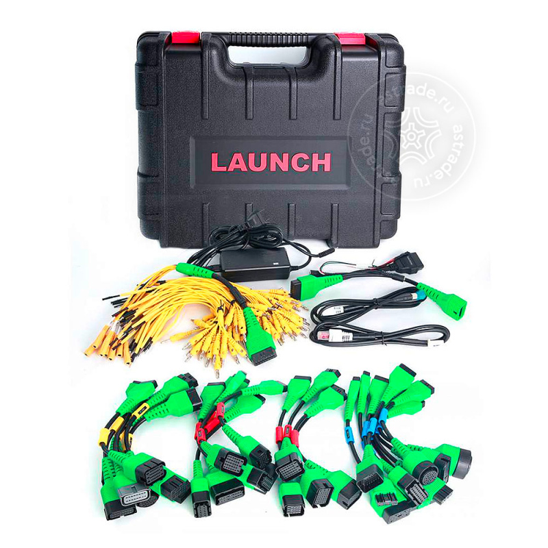 Набор кабелей + ПО для обслуживания АКБ электроавтомобилей Launch EV Diagnosis KIT