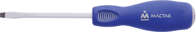 МАСТАК Отвертка шлицевая Slotted 5.5x75 мм, силовая, держатель 040-55752H