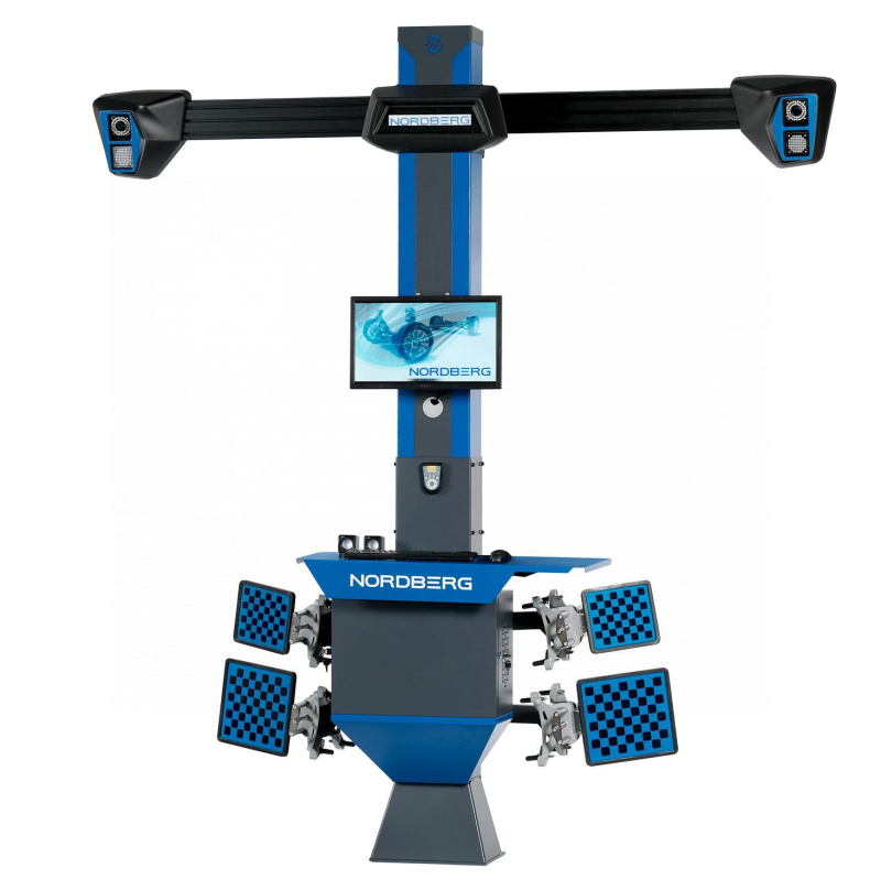Стенд сход-развал 3D для ям и подъемников, синий NORDBERG C802 (5005)