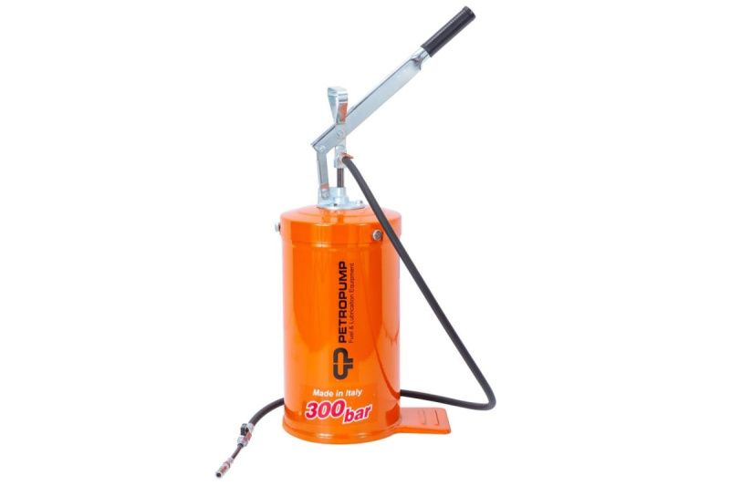 Ручной солидолонагнетатель с емкостью 16 кг, 300 бар, специальная версия Petropump PP210009