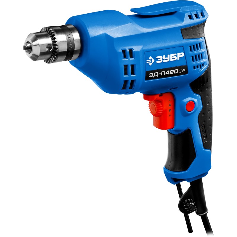 Дрель безударная реверсивная ЗУБР Профессионал  ЗД-П420 ЭР