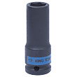 KINGTONY Головка торцевая ударная глубокая 6 гр. 17 мм 1/2"  443517М