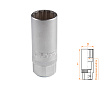 AFFIX Головка свечная двенадцатигранная 1/2", 21 мм, резиновый фиксатор AF00242021