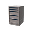 Тумба верстачная с 5 ящиками с напр.на развернутом подшипнике 600х500х820мм 01.405L-9007